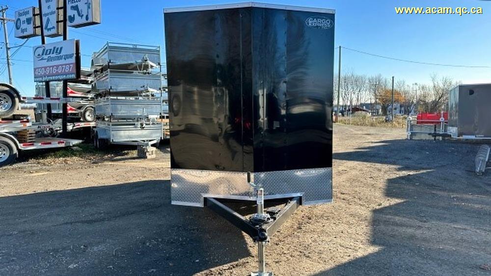 REMORQUE-FERME-6X12-23500-LBS-NOIRE-PORTE-RAMPE-HAUTEUR-6-