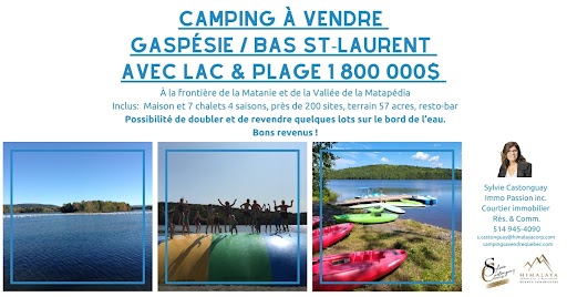 Immobilier-Campingavendre-Gaspesie-Valle-de-la-Matapedia
